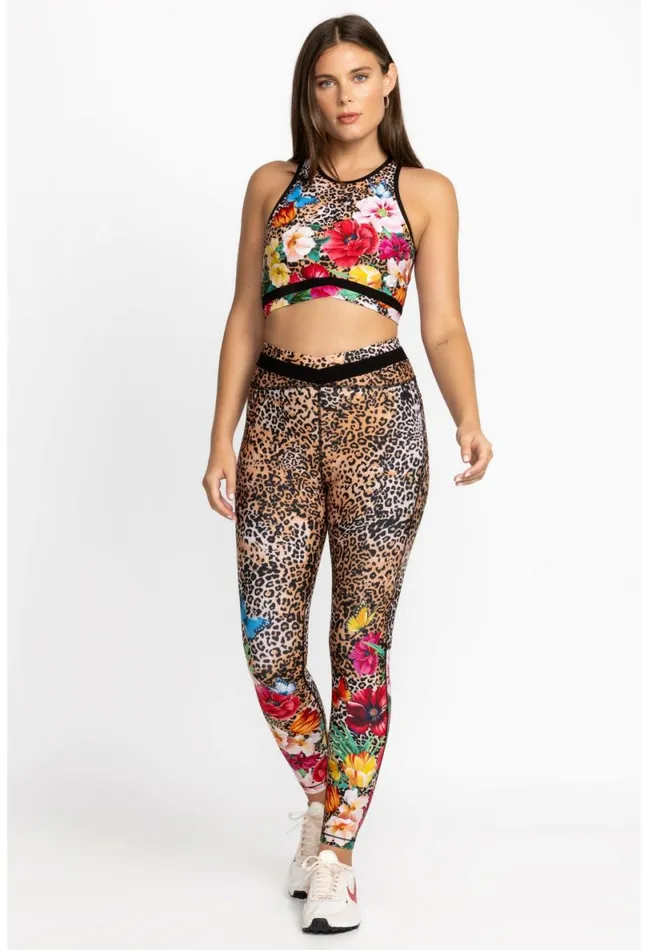 Women Johnny Was Active Sandra High Waist Criss Cross Legging Sandra