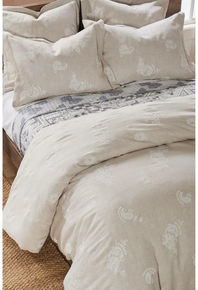 Women Johnny Was Bedding Skyler Eyelet Linen King Shams Sand