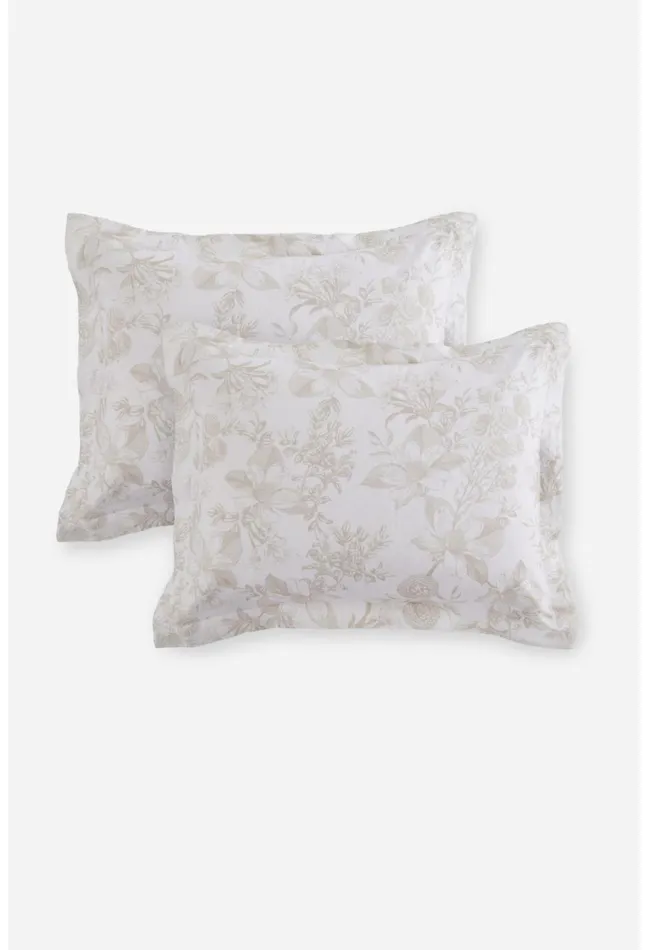 Women Johnny Was Bedding Valentina Standard Shams Pair Sand