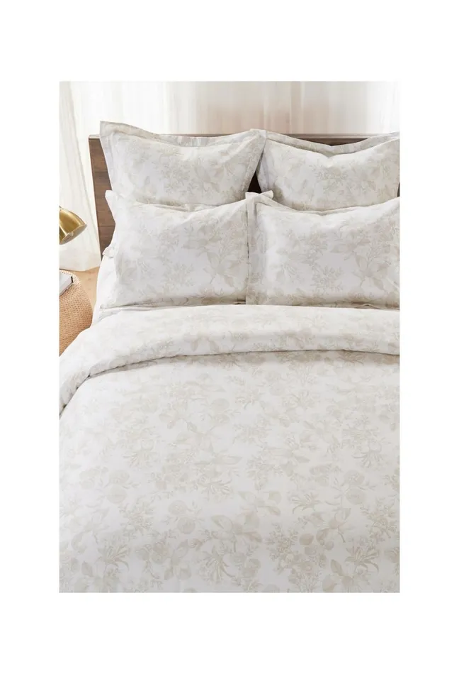 Women Johnny Was Bedding Valentina Standard Shams Pair Sand