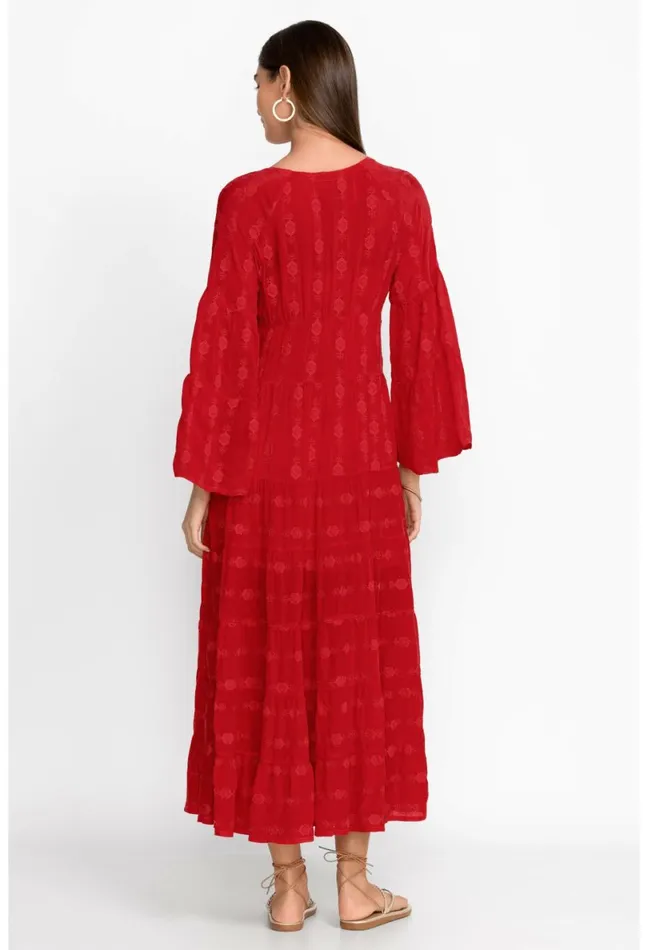 Women Johnny Was Dresses Bonnie Adenium Dress Raspberry