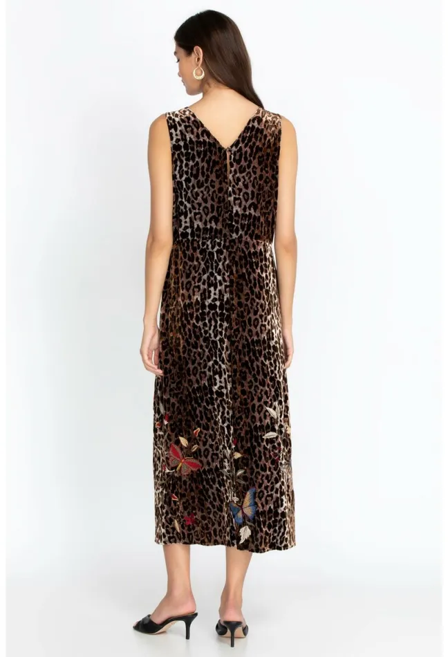 Women Johnny Was Dresses Penelope Maxi Tank Dress Leopard