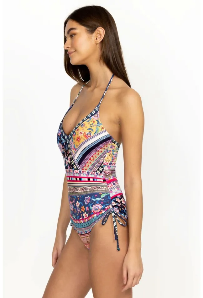 Women Johnny Was OnePieces Alaina Side Drawstring One Piece Alaina
