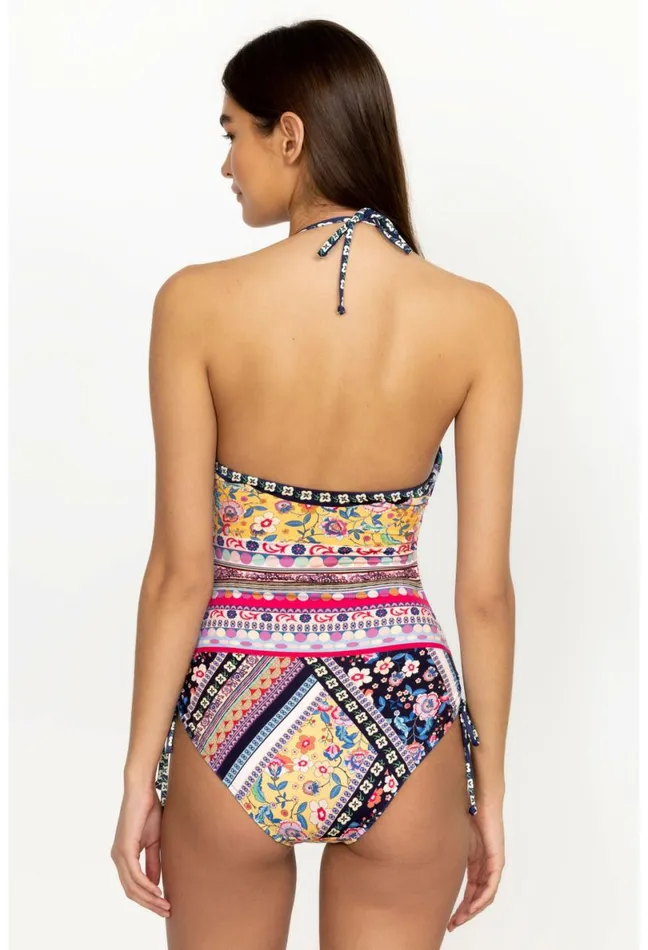 Women Johnny Was OnePieces Alaina Side Drawstring One Piece Alaina