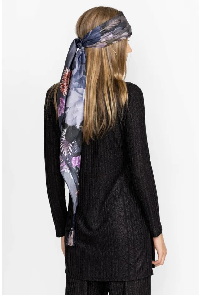 Women Johnny Was Scarves Grey Scarf Gray
