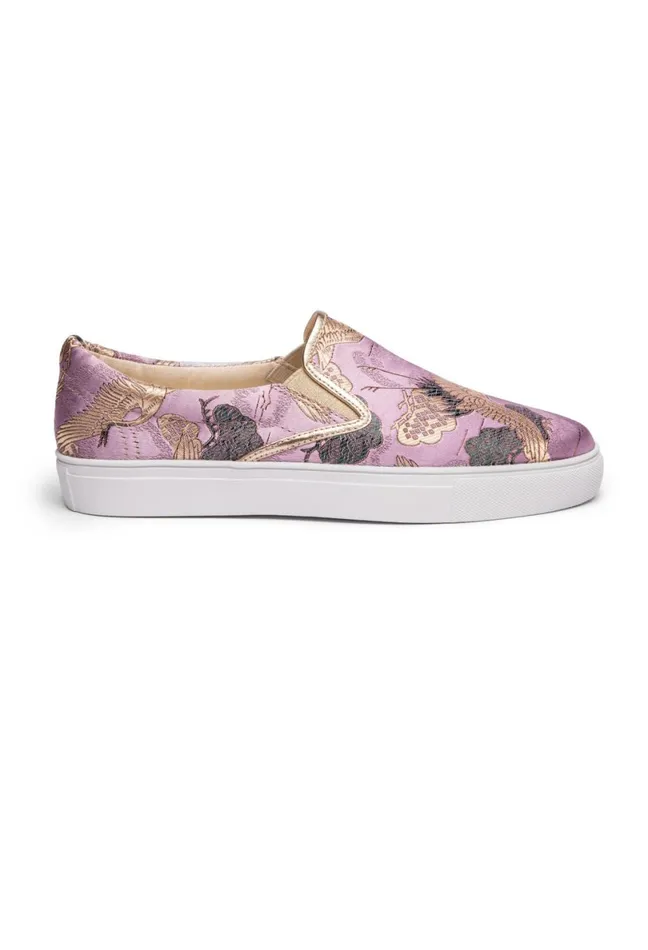 Women Johnny Was Shoes Crane SlipOn Sneaker Lilac