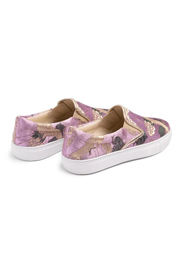 Women Johnny Was Shoes Crane SlipOn Sneaker Lilac