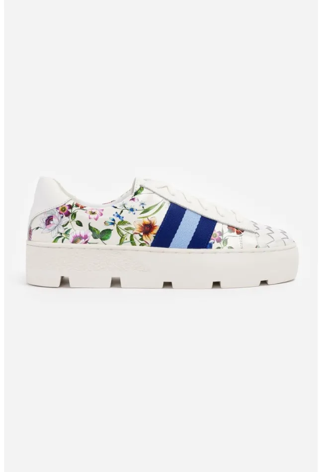 Women Johnny Was Shoes Downtown Fiska Sneaker White