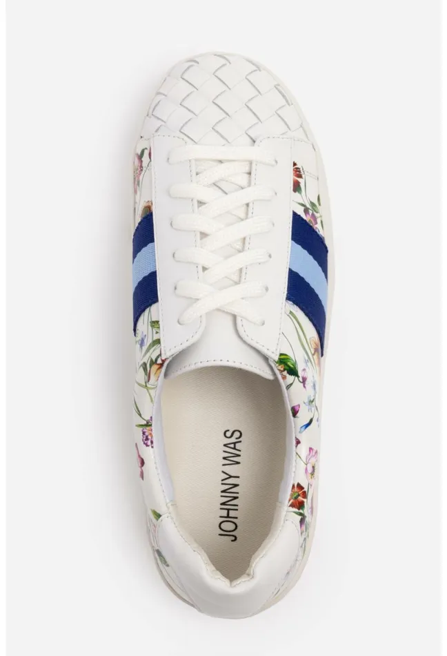 Women Johnny Was Shoes Downtown Fiska Sneaker White