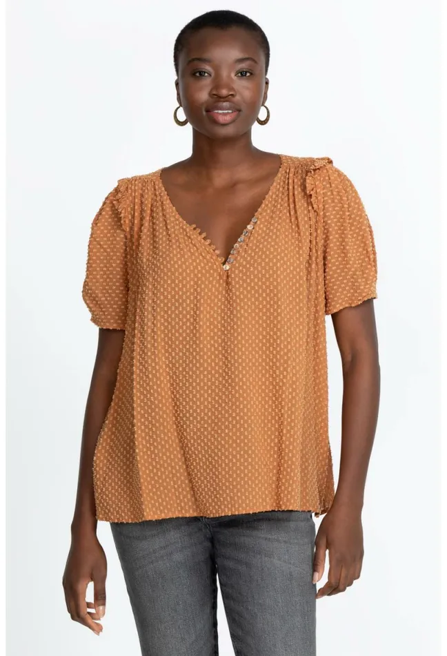 Women Johnny Was Tops Archer Flare Top Margo