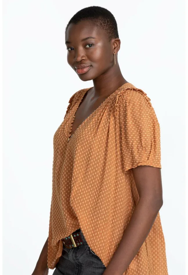 Women Johnny Was Tops Archer Flare Top Margo