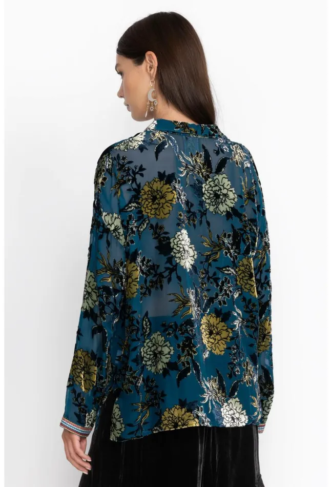 Women Johnny Was Tops Cadeki Blouse Multi