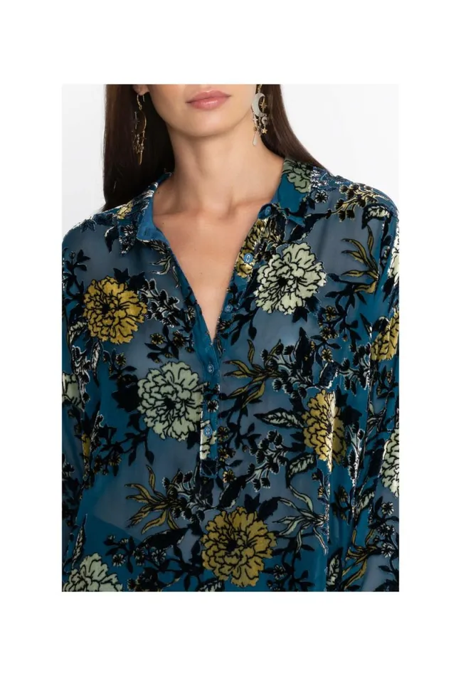 Women Johnny Was Tops Cadeki Blouse Multi