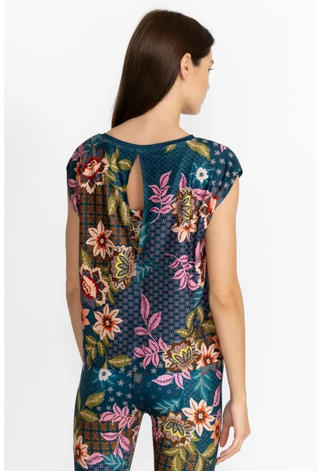 Women Johnny Was Tops Delfino Keyhole Muscle Tank Delfino
