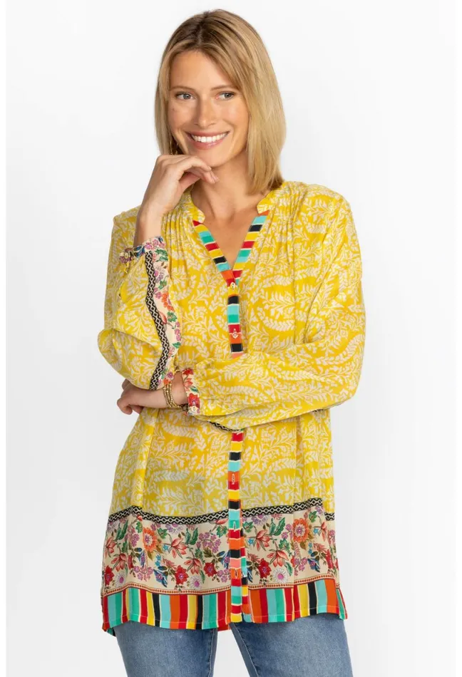 Women Johnny Was Tops Millamo Blair Tunic Multi