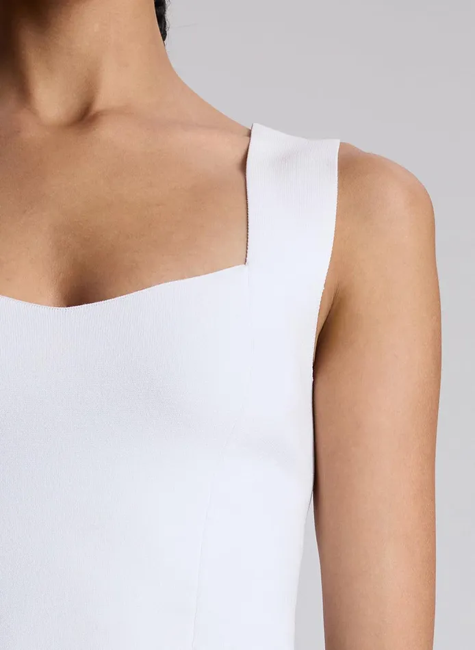 Women Jordana Compact Knit Top White ALC Tees and Tanks