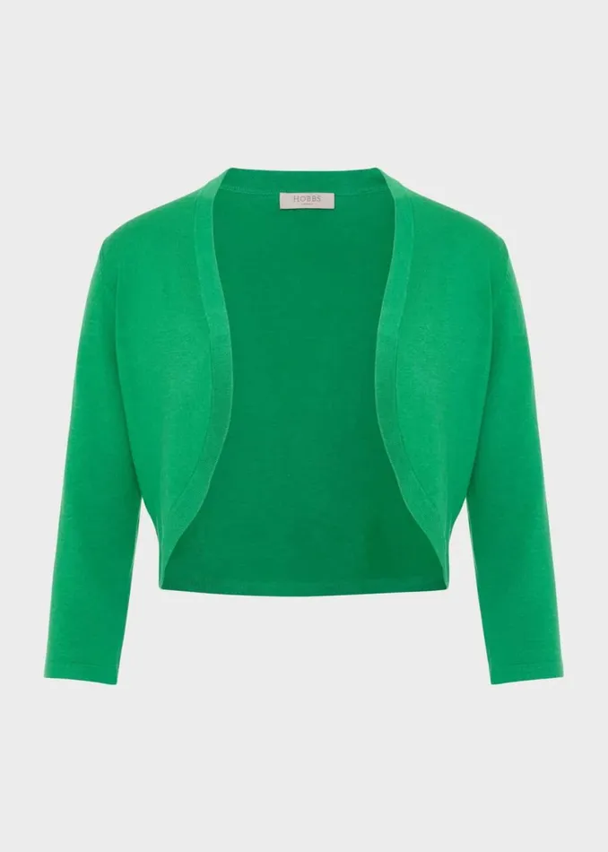 Women Jumpers and Cardigans Hobbs Carrie Bolero Cilantro Green