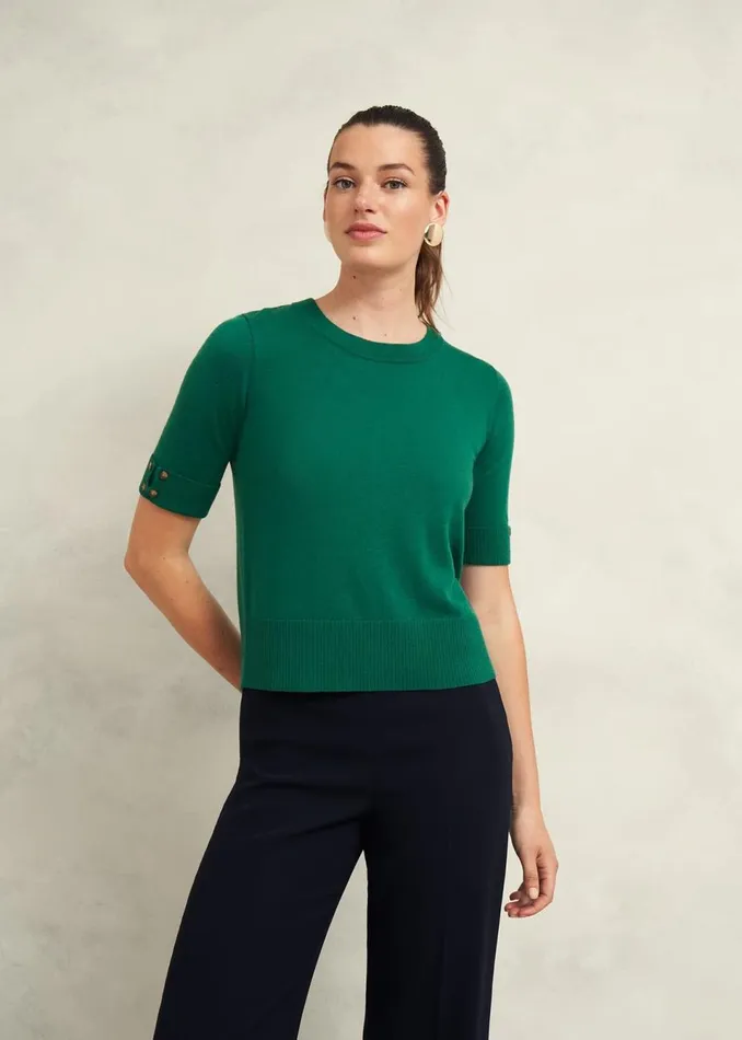 Women Jumpers and Cardigans Hobbs Leanne Jumper With Wool Agate Green