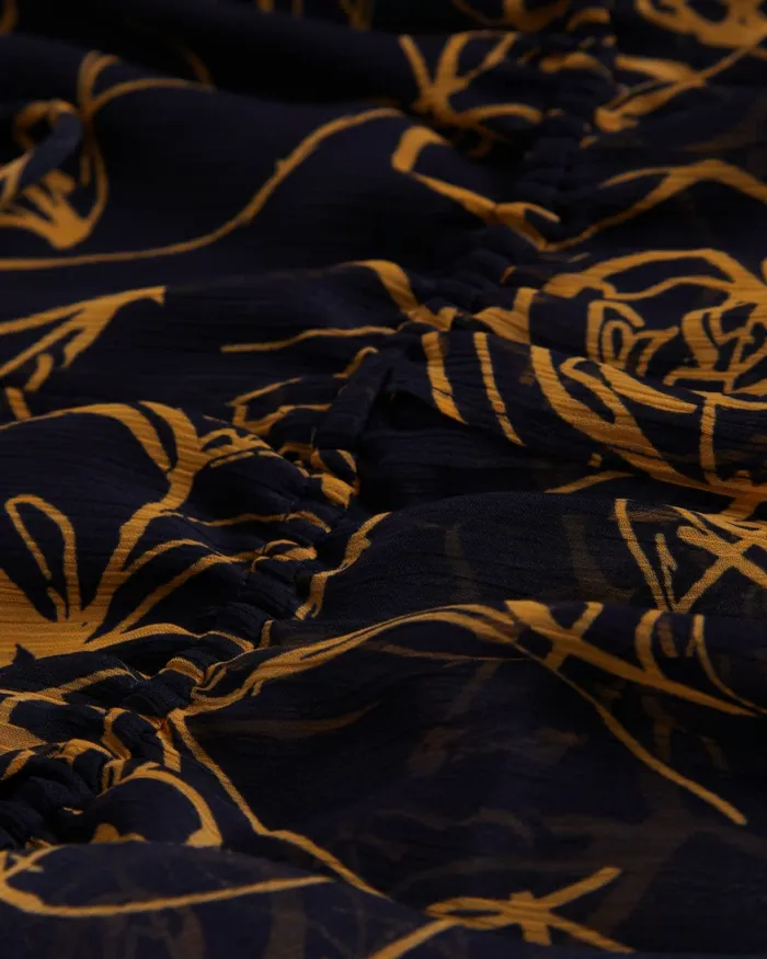 Women KAZUKO 8211 Floral Tie Front Peplum Blouse Navy Ted Baker Tops and Blouses Women KAZUKO 8211 Floral Tie Front Peplum Blouse Navy Ted Baker Tops and Blouses