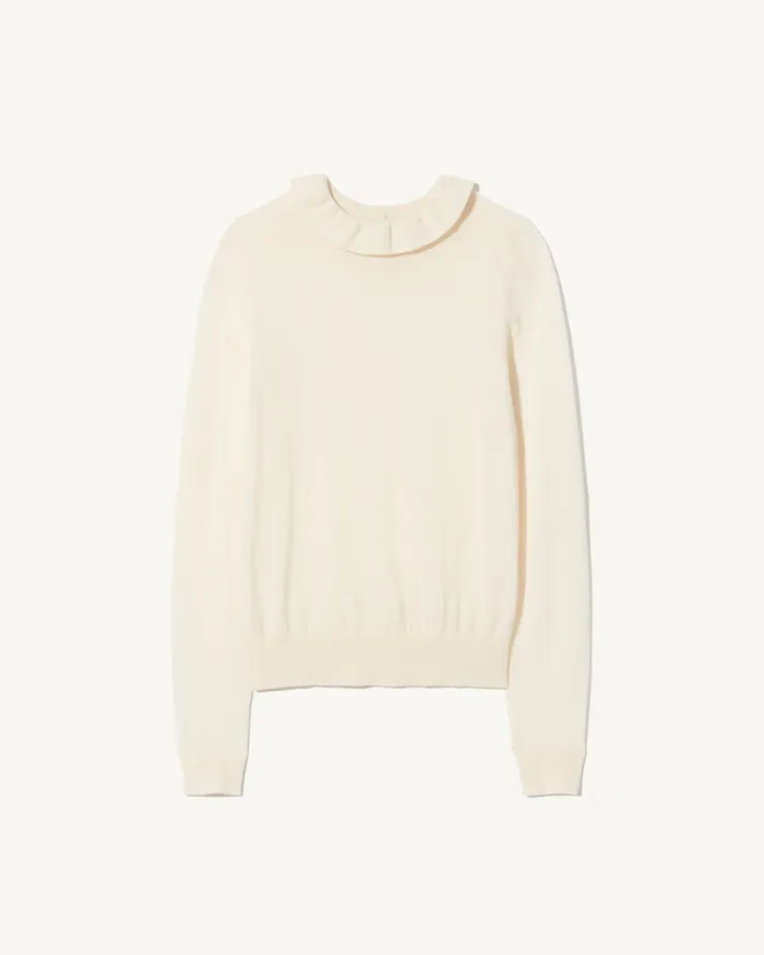 Women Knits and Sweaters Nili Lotan BOBBIE TURTLENECK SWEATER Ivory