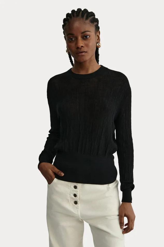 Women Knits Rachel Comey Benson Top Pink Marled Women Knits Rachel Comey Benson Top Pink Marled
