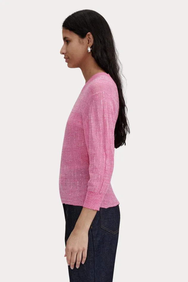 Women Knits Rachel Comey Benson Top Pink Marled Women Knits Rachel Comey Benson Top Pink Marled