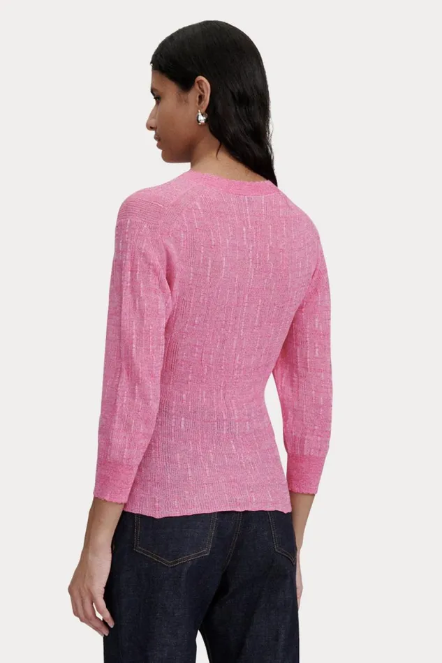 Women Knits Rachel Comey Benson Top Pink Marled Women Knits Rachel Comey Benson Top Pink Marled