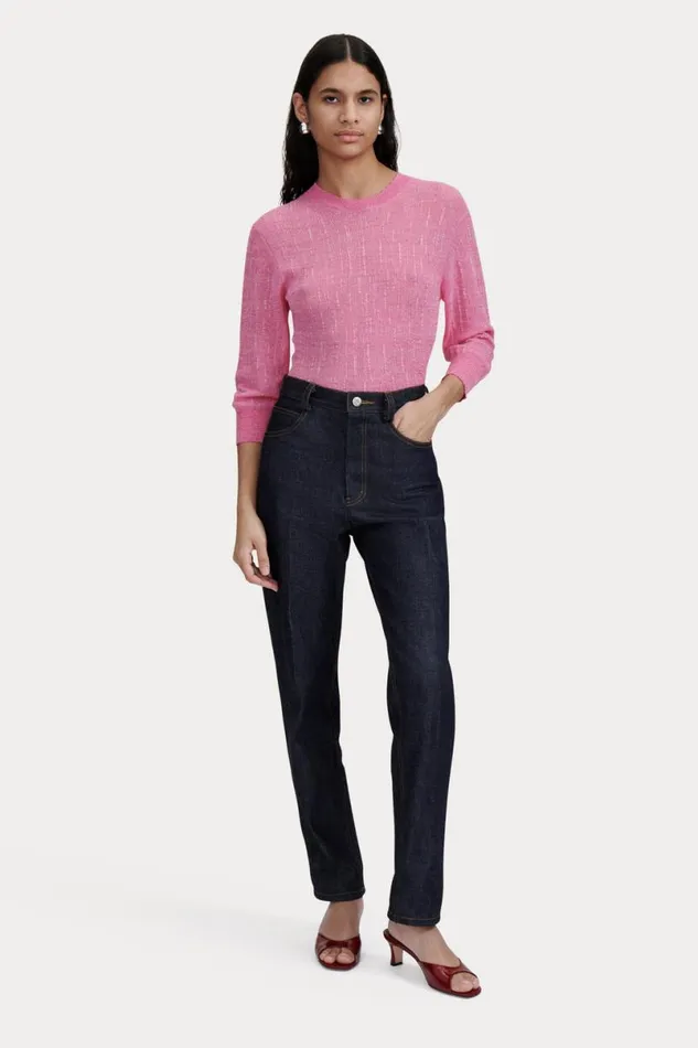 Women Knits Rachel Comey Benson Top Pink Marled Women Knits Rachel Comey Benson Top Pink Marled
