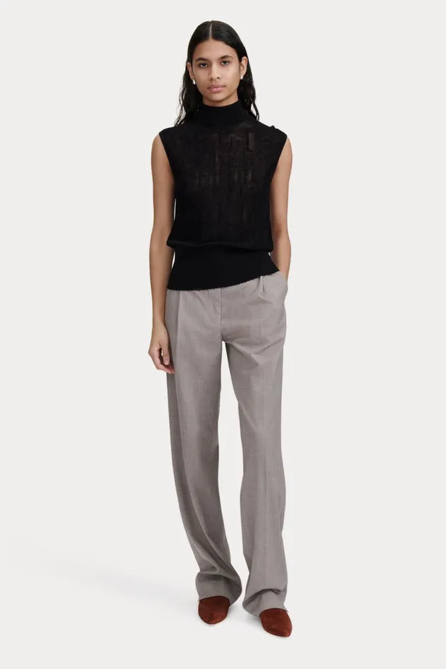 Women Knits Rachel Comey Benson Top Pink Marled Women Knits Rachel Comey Benson Top Pink Marled