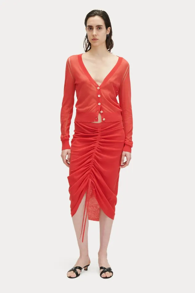 Women Knits Rachel Comey Eyre Cardigan Guava