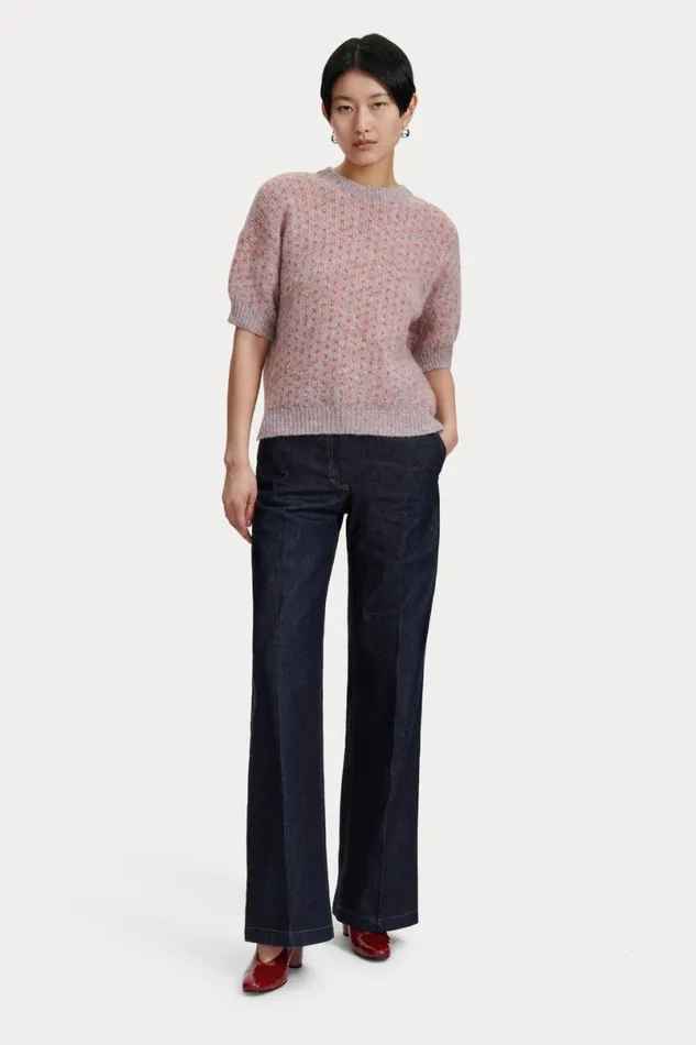 Women Knits Rachel Comey Kuovi TShirt Lavender Multi