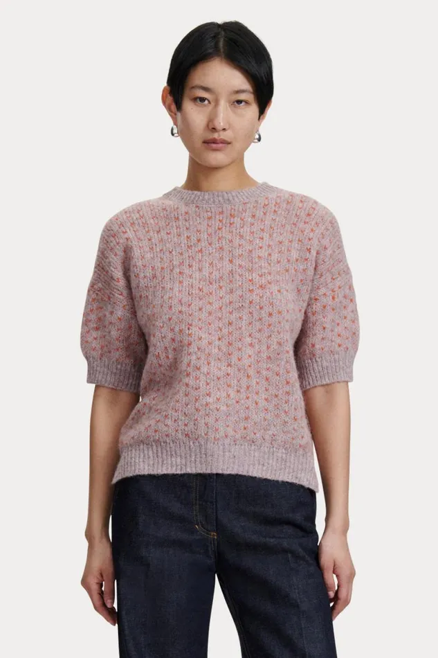 Women Knits Rachel Comey Kuovi TShirt Lavender Multi