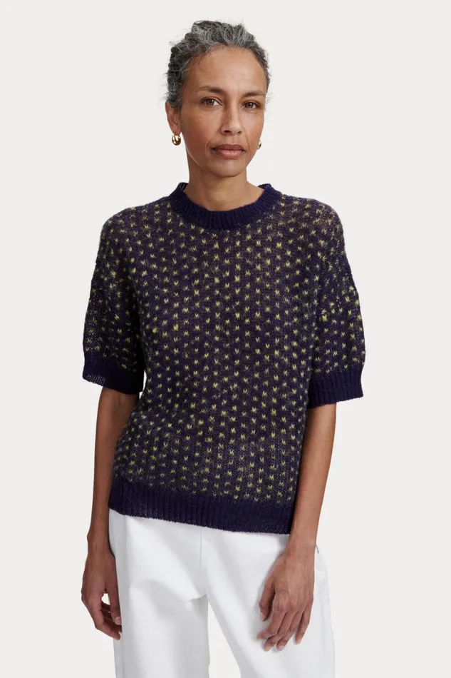 Women Knits Rachel Comey Kuovi TShirt Lavender Multi