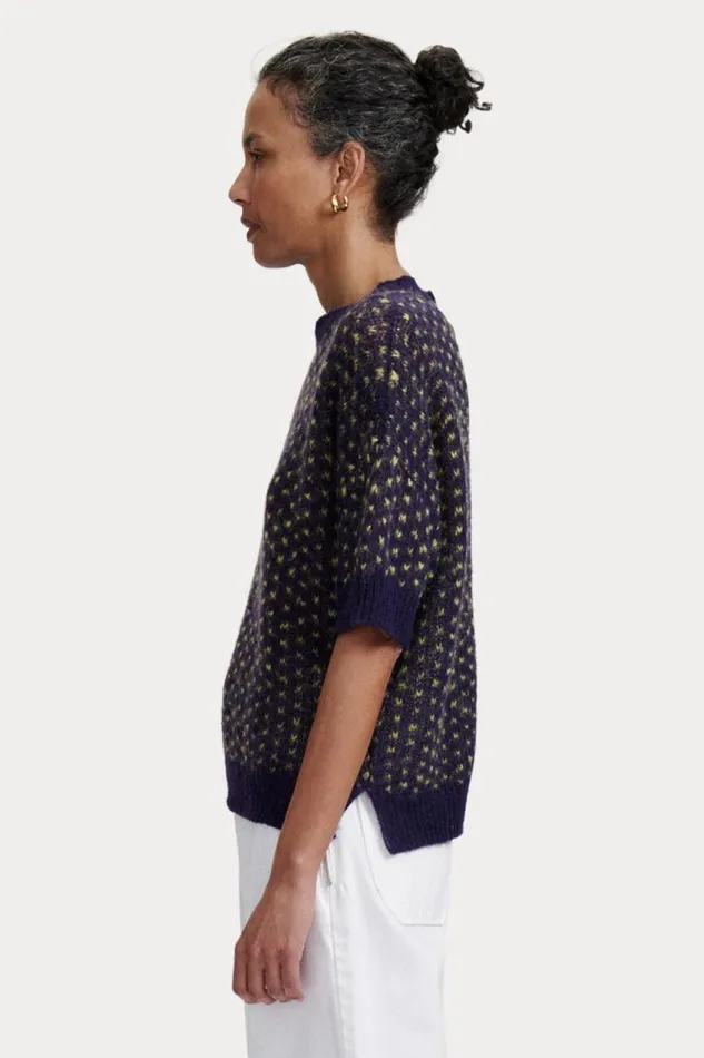 Women Knits Rachel Comey Kuovi TShirt Lavender Multi