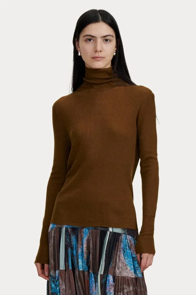 Women Knits Rachel Comey Lehto Turtleneck Olive