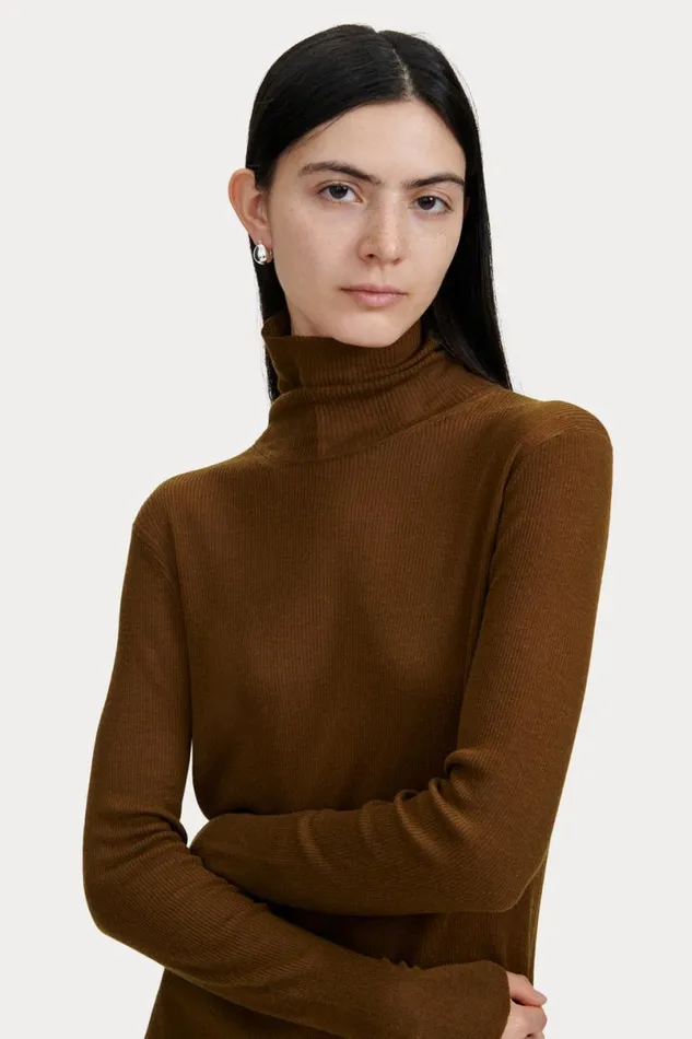 Women Knits Rachel Comey Lehto Turtleneck Olive
