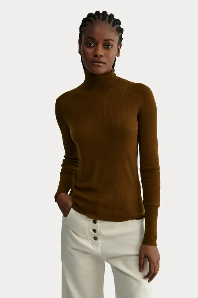 Women Knits Rachel Comey Lehto Turtleneck Olive