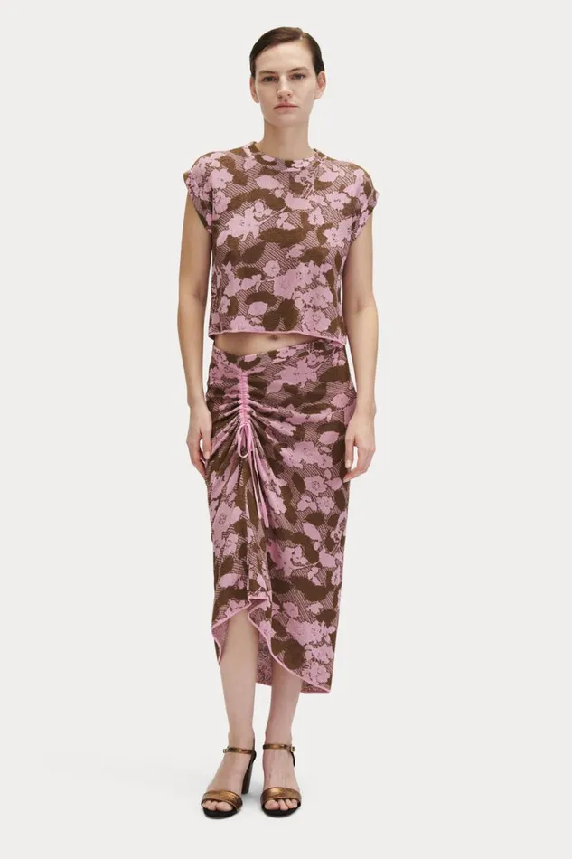 Women Knits Rachel Comey Sirsi Top Pink Multi
