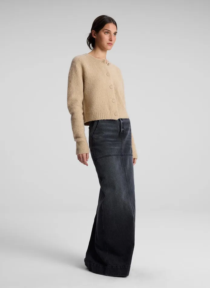 Women Lainie Alpaca Cardigan Dark Taupe ALC Sweaters