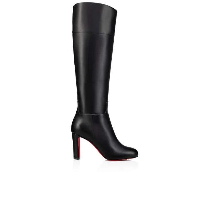 Women Loo Botta 85 Mm Boots 8211 Calf Leather 8211 Black Christian Louboutin Boots