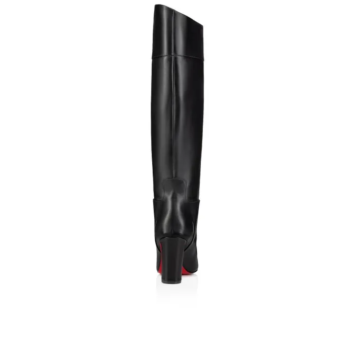 Women Loo Botta 85 Mm Boots 8211 Calf Leather 8211 Black Christian Louboutin Boots
