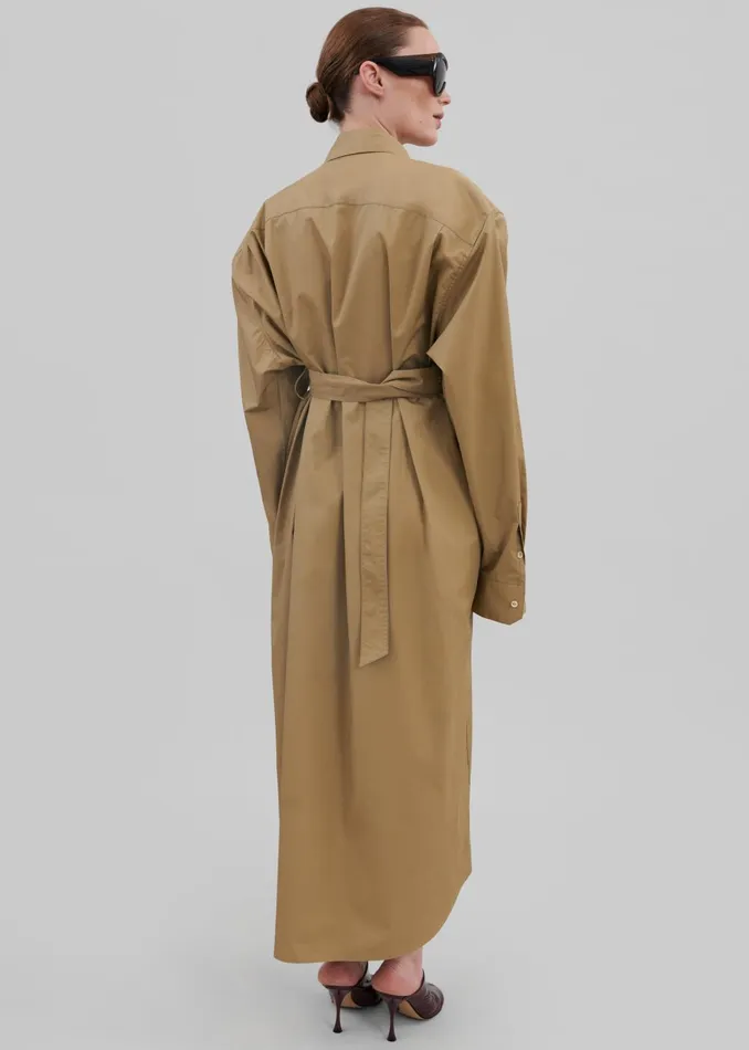 Women Louisa Trench Dress 8211 Camel The Frankie Shop Outerwear