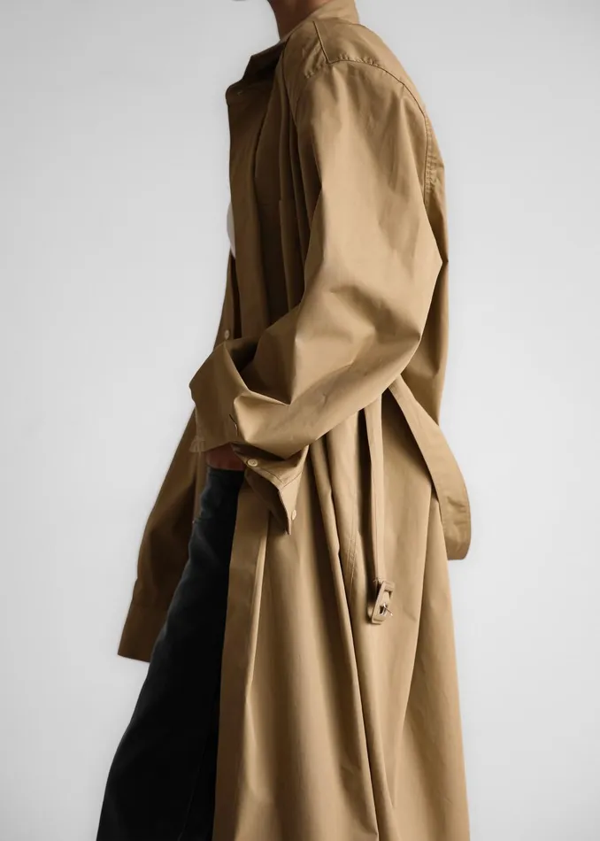 Women Louisa Trench Dress 8211 Camel The Frankie Shop Outerwear