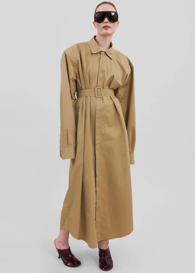 Women Louisa Trench Dress 8211 Camel The Frankie Shop Outerwear