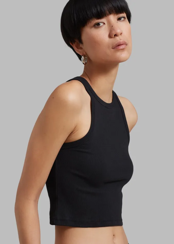 Women Maisy Tank Top 8211 Black The Frankie Shop Tops