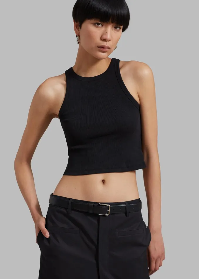 Women Maisy Tank Top 8211 Black The Frankie Shop Tops