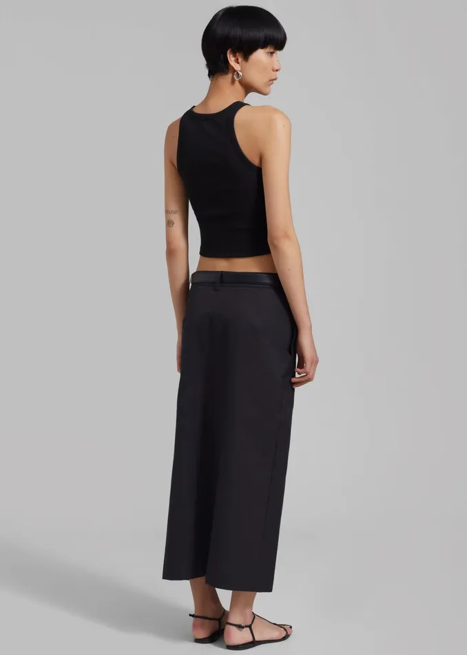 Women Maisy Tank Top 8211 Black The Frankie Shop Tops