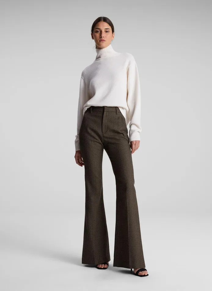 Women Maizie Mini Houndstooth Pant Tanolive ALC Bottoms