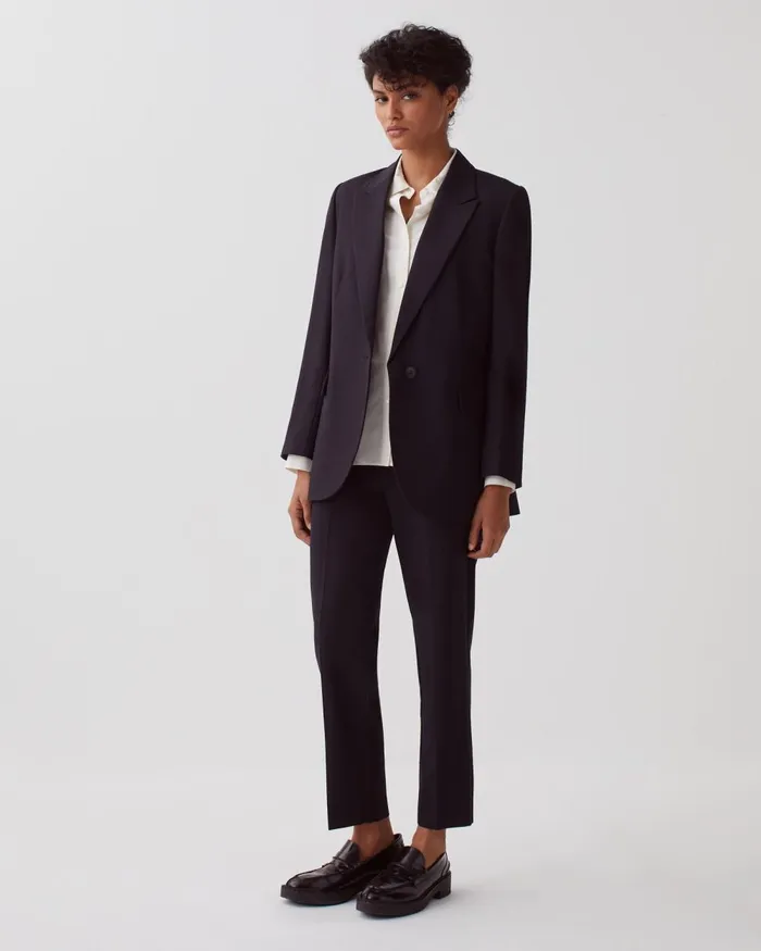 Women Marguerite 8211 Cigarette Trousers Black Beauty Comptoir Des Cotonniers Matching Sets