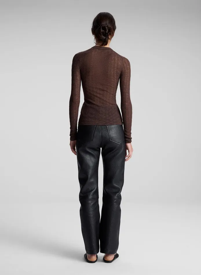 Women Marley Alpaca Cardigan Brown ALC Sweaters